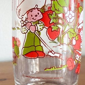 Vintage 1980s Strawberry Shortcake and Huckleberry Pie Tumbler
